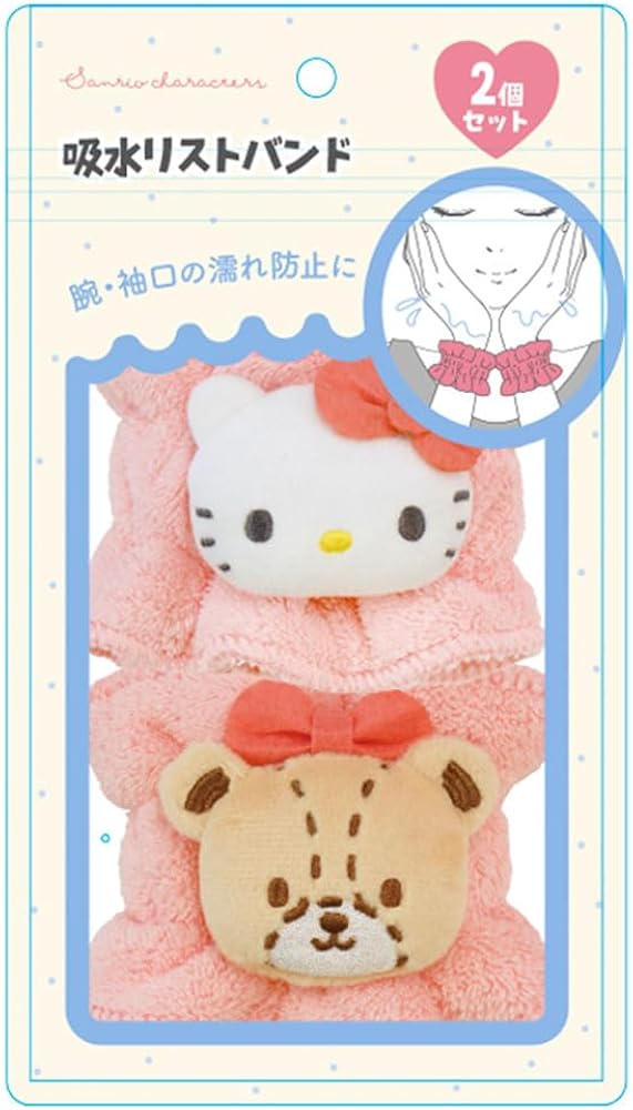 Amazon.co.jp: 森本産業 吸水リストバンド 2個セット サンリオ ハロー